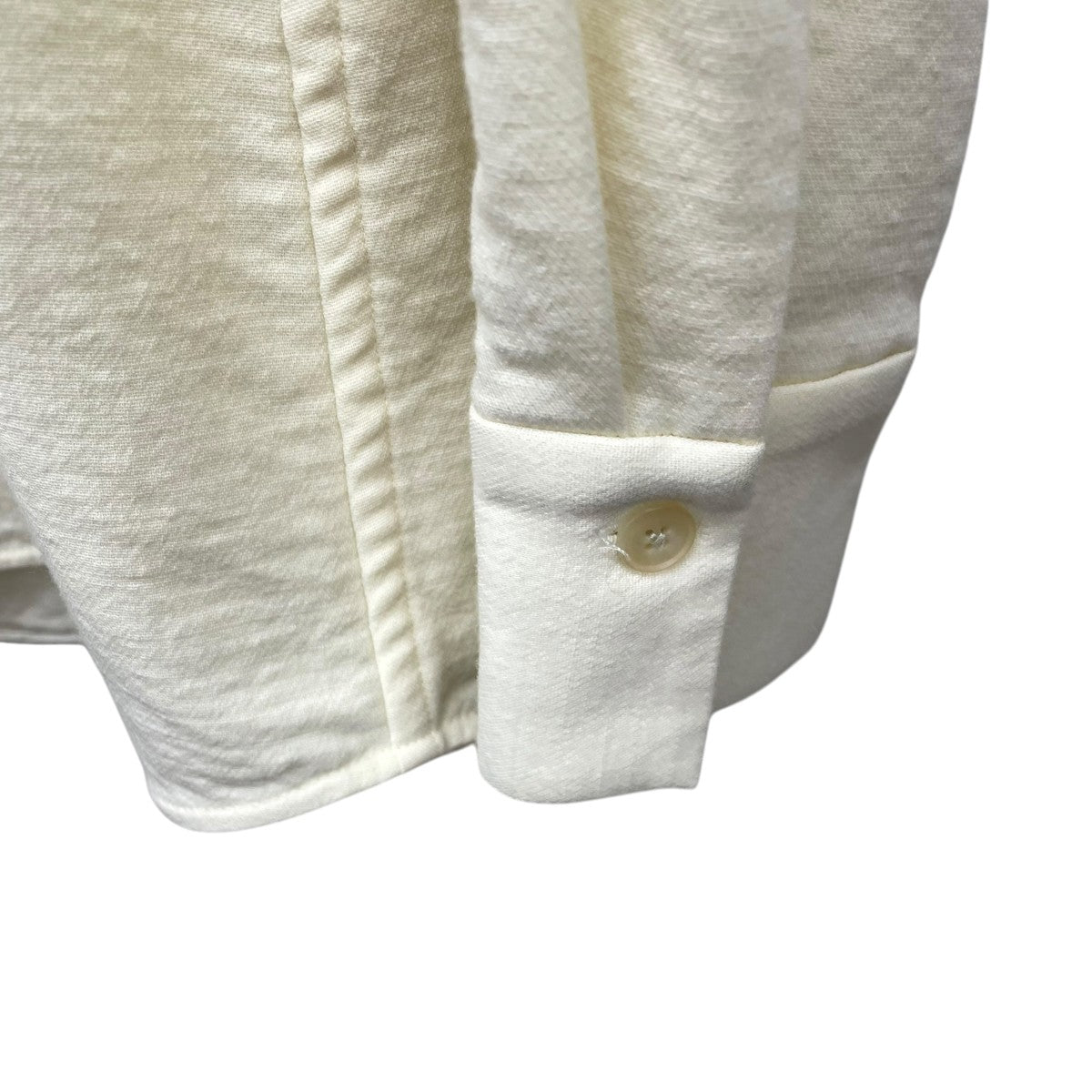 AURALEE TENSE WOOL DOUBLE CLOTH SHIRTブラウスA24AS01WP 古着・中古-4枚目のアイテム画像