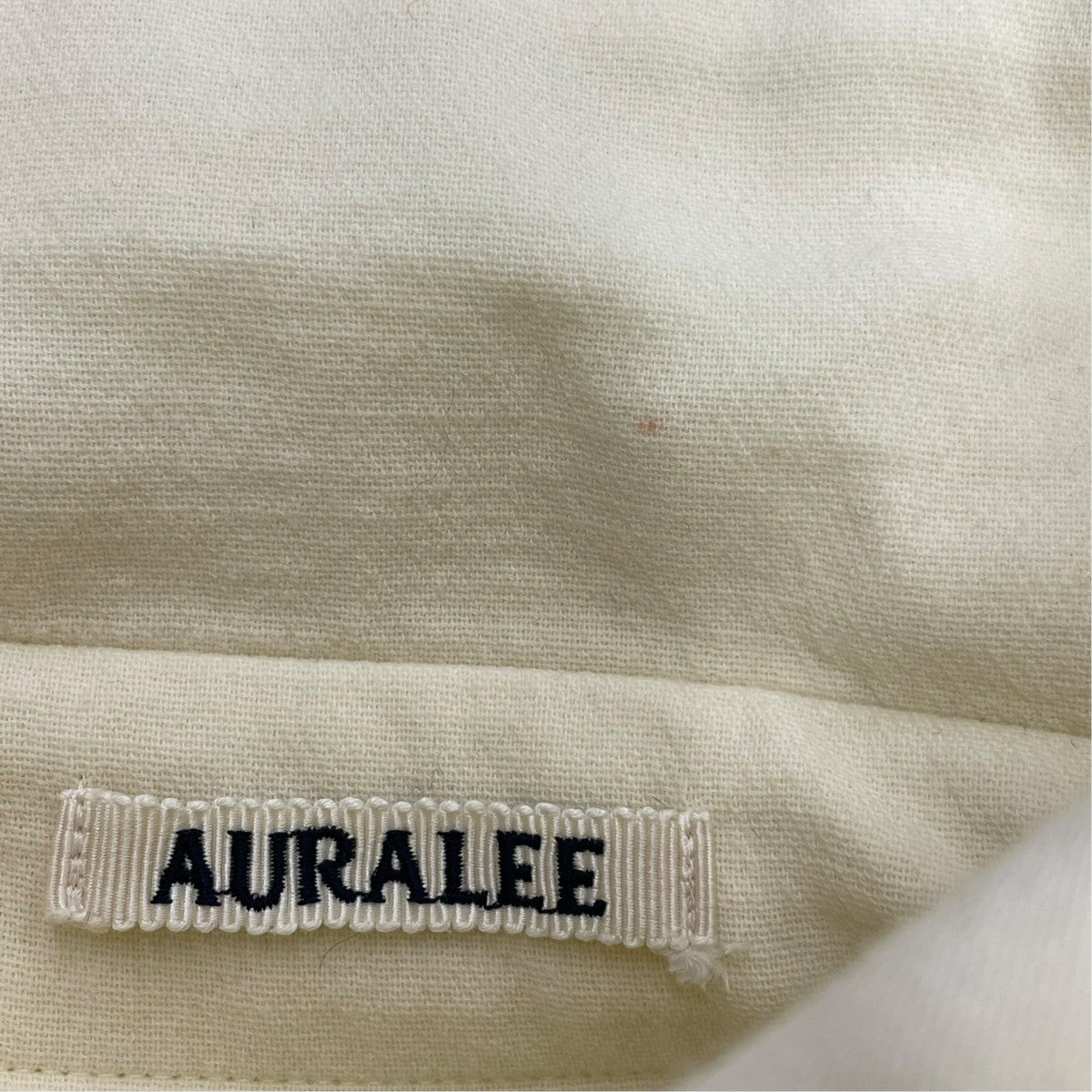 AURALEE TENSE WOOL DOUBLE CLOTH SHIRTブラウスA24AS01WP 古着・中古-5枚目のアイテム画像
