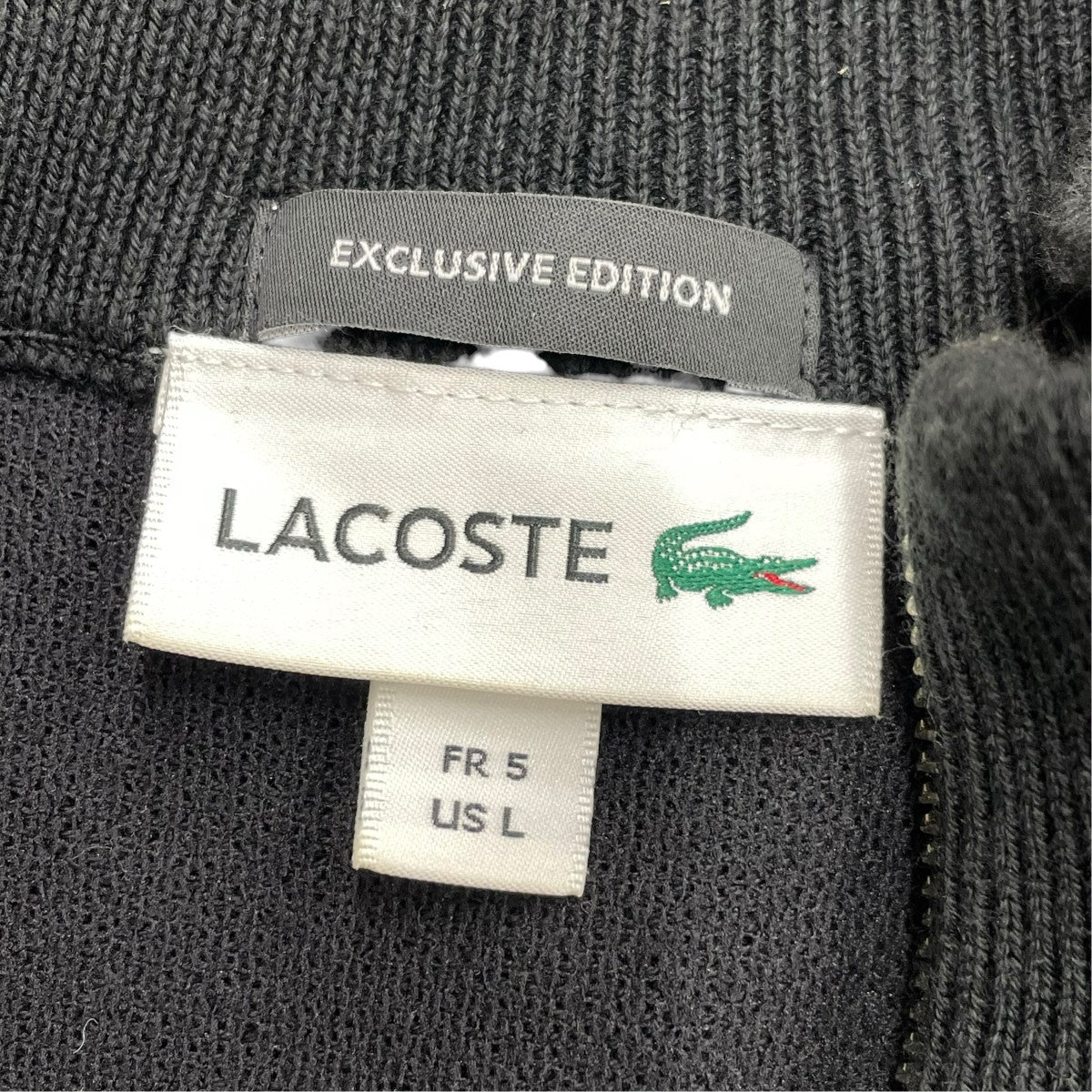 LACOSTE ジップニットジャケットAH022J 古着・中古-6枚目のアイテム画像