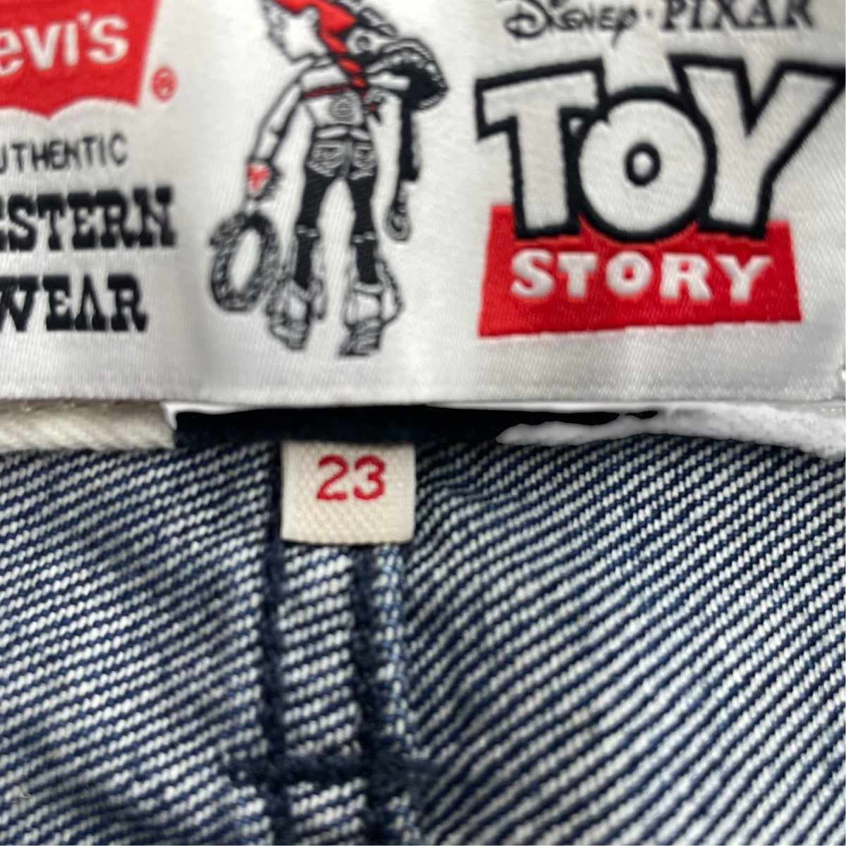 LEVI’S×TOY STORY TOY STORY RIBCAGE BELL デニムパンツ 古着・中古-5枚目のアイテム画像