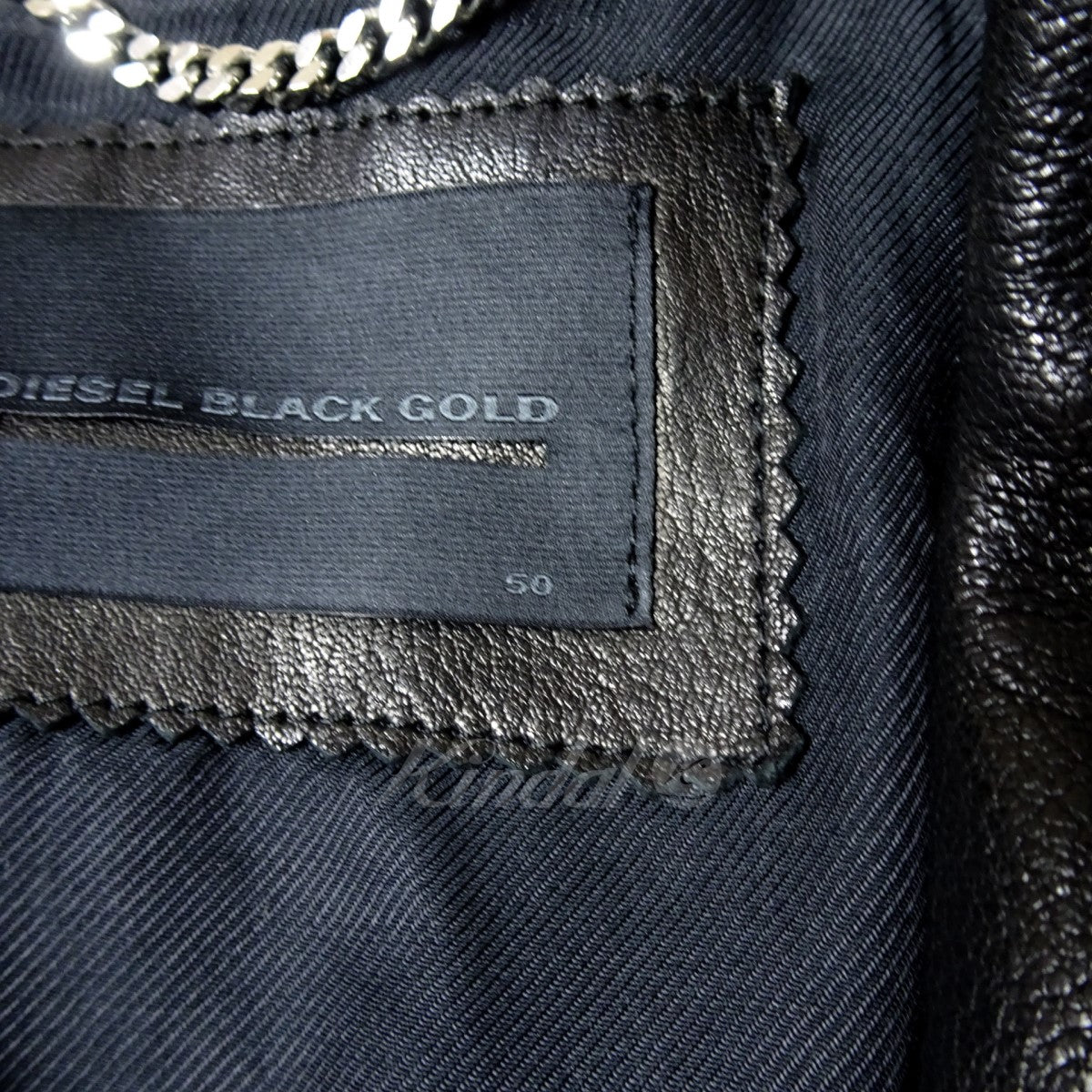 DIESEL BLACK GOLD(ディーゼル ブラック ゴールド) ダブルライダース ...