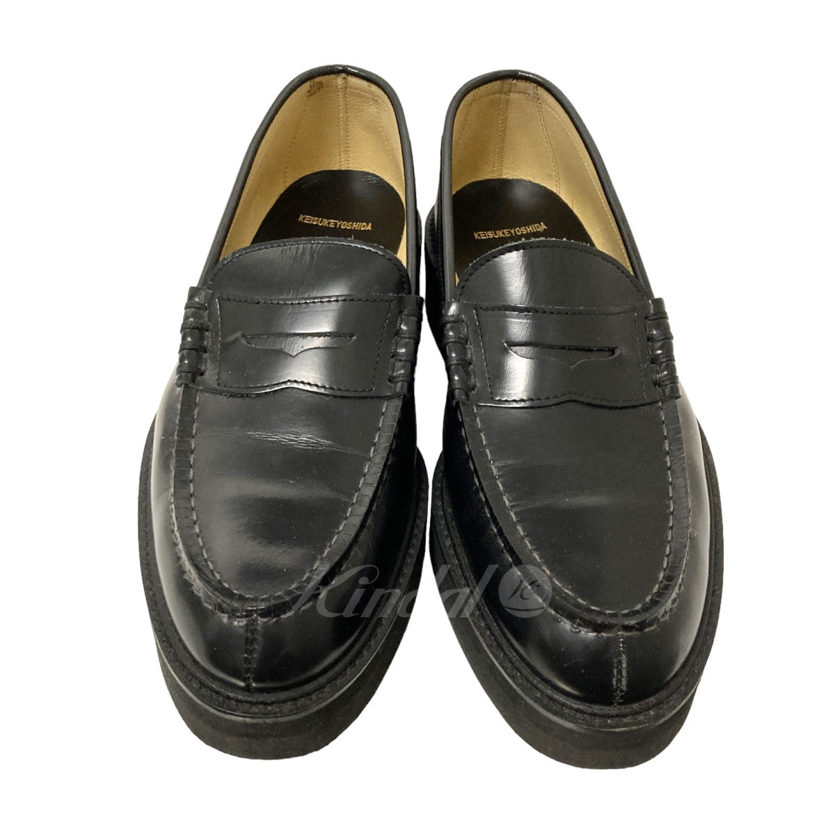 HARUTA×KEISUKE YOSHIDA Bemded Loafer ローファー ブラック サイズ 12 ...