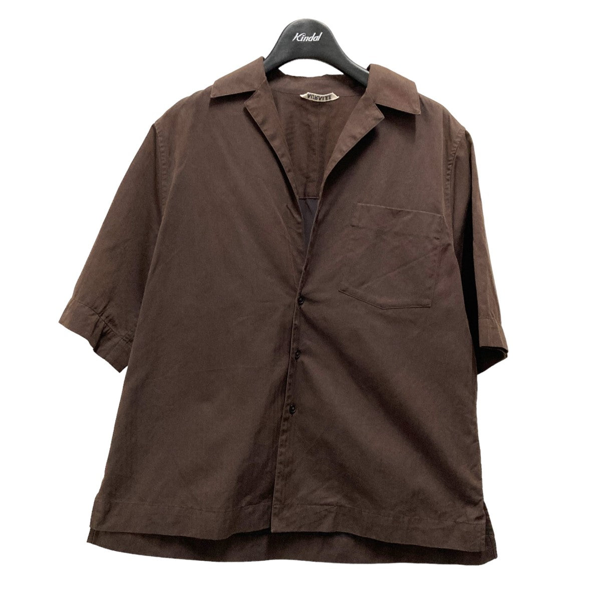 オーラリーのWASHED FINX HERRINGBONE HALF SLEEVED SHIRTSです。 AURALEE トップス 古着・中古アイテム