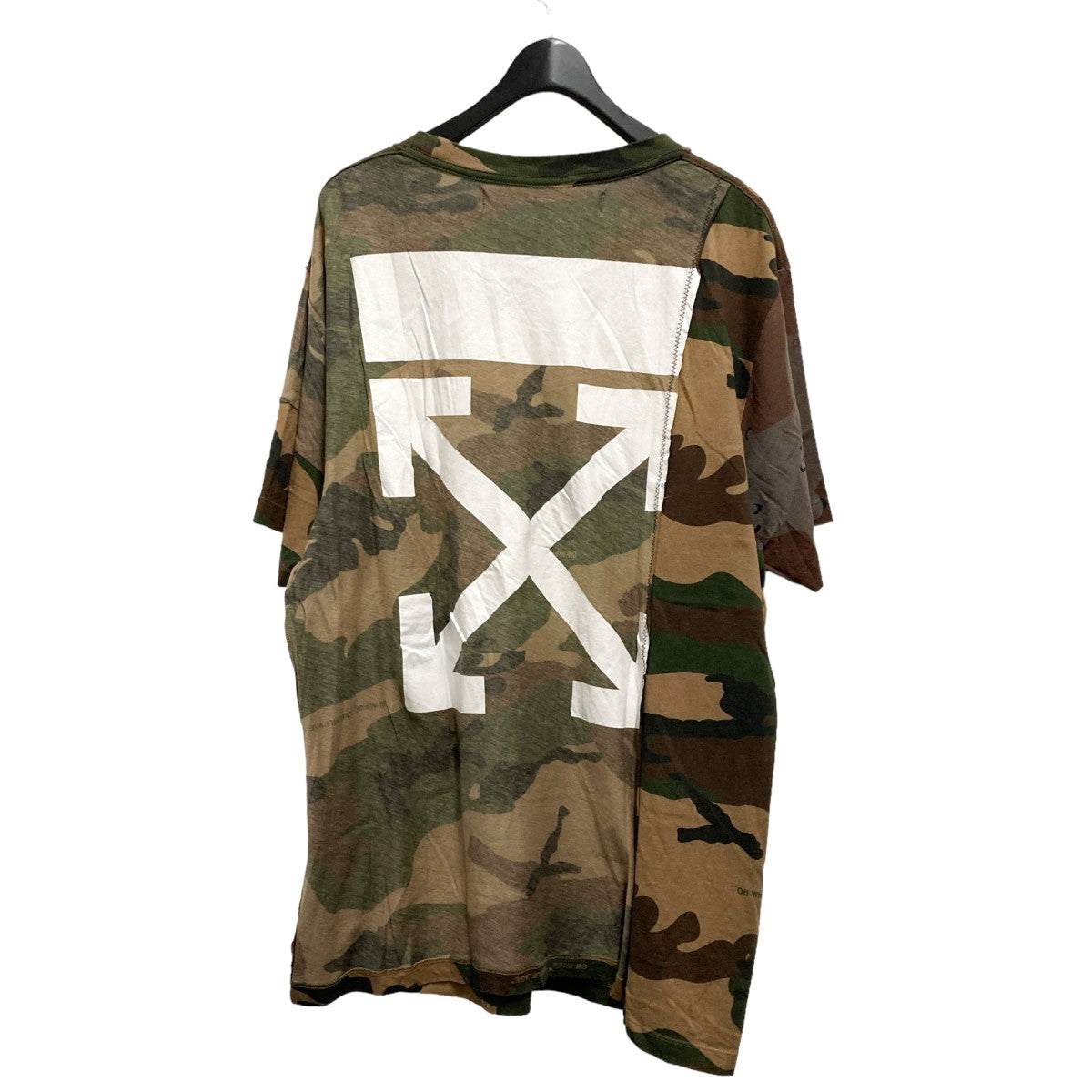 OFFWHITE(オフホワイト) Reconstructed Camouflage Tカモフラ半袖T ...