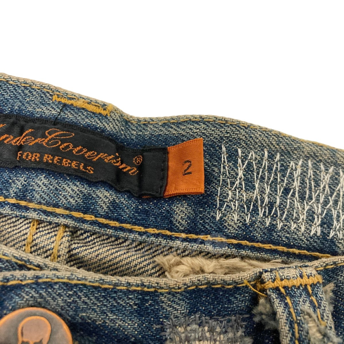 85クラッシュデニムパンツ 05AW ARTS＆CRAFTS期  5A240-P2