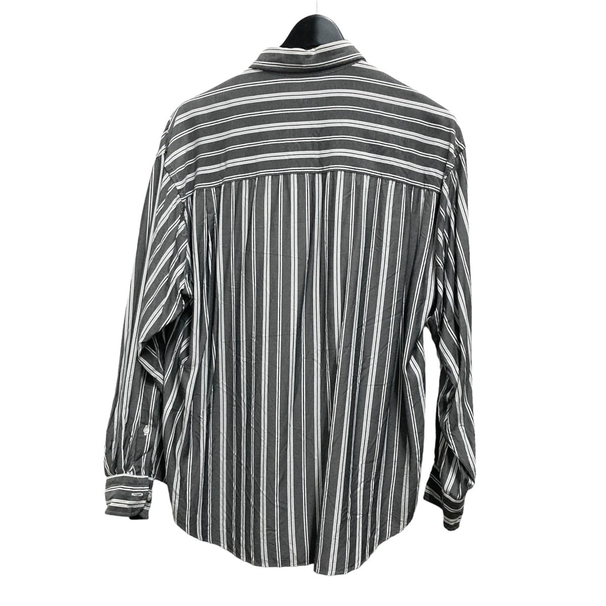 STRIPE BALOON REGULAR COLLAR SHIRTストライプ長袖シャツ1211 218 7433