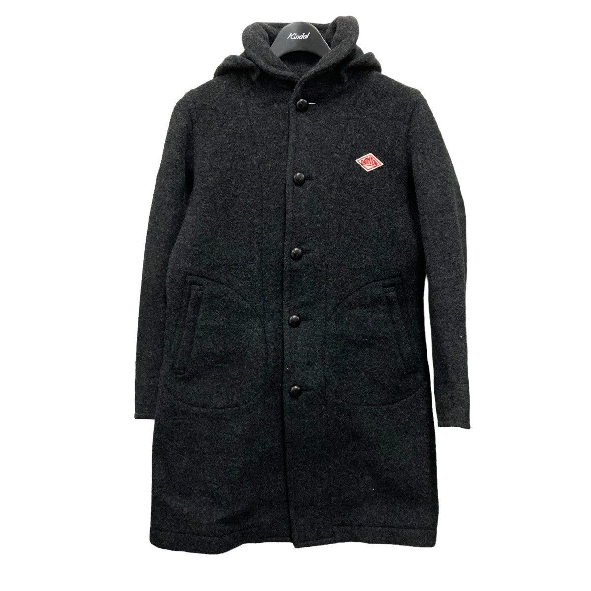 WOOL MOSSERフード付きロングコートJD 8457