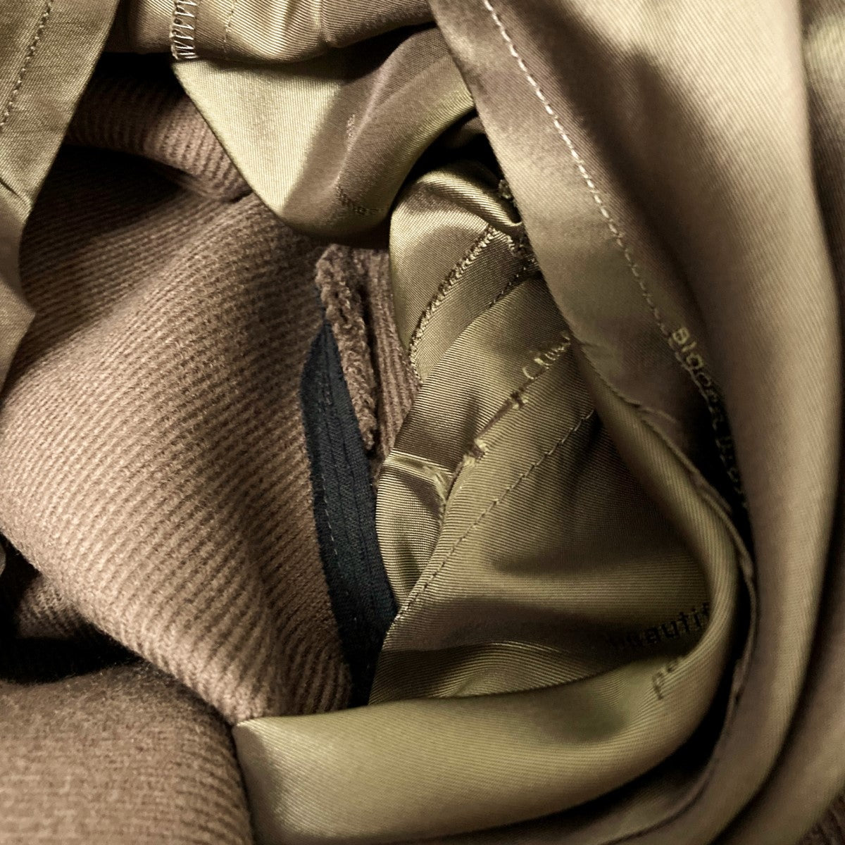 diagonal melton conv ex shaped pea coatピーコート1835103012