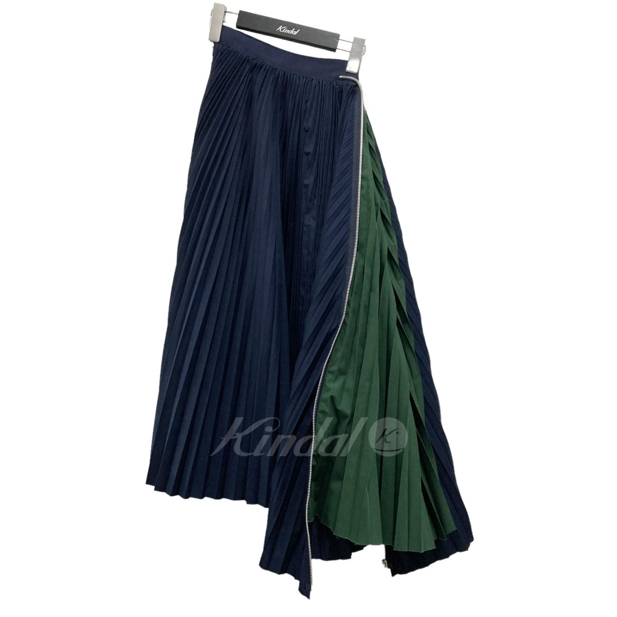 sacai(サカイ) Cotton Poplin Zipper Pleated Skirt SCW-057 20SS