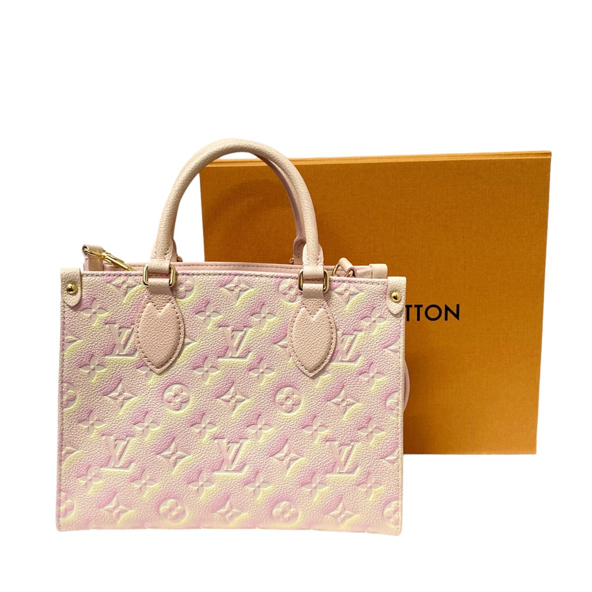 LOUIS VUITTON(ルイヴィトン) アンプラント オンザゴーPMモノグラム2WAYショルダーバッグM46168 M46168  製造番号なし(RFID対応品) ピンク×イエロー｜【公式】カインドオルオンライン ブランド古着・中古通販【kindal】