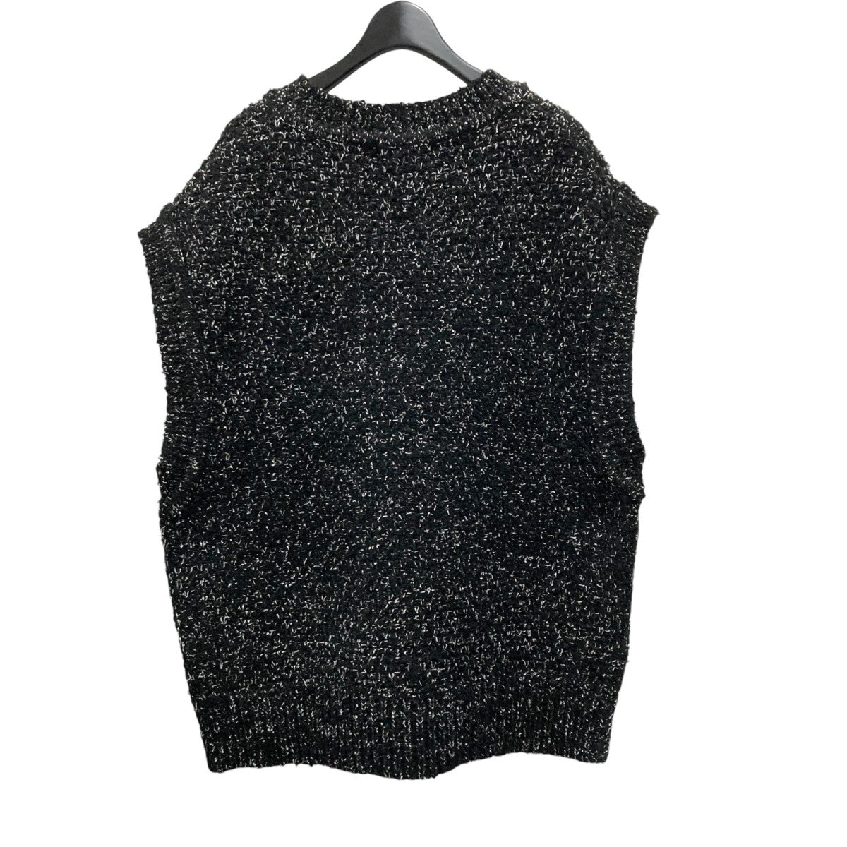 CLANE(クラネ) SIDE ZIP TWEED KNIT VESTニットベスト15106-2032 15106-2032 ブラック サイズ  1｜【公式】カインドオルオンライン ブランド古着・中古通販【kindal】