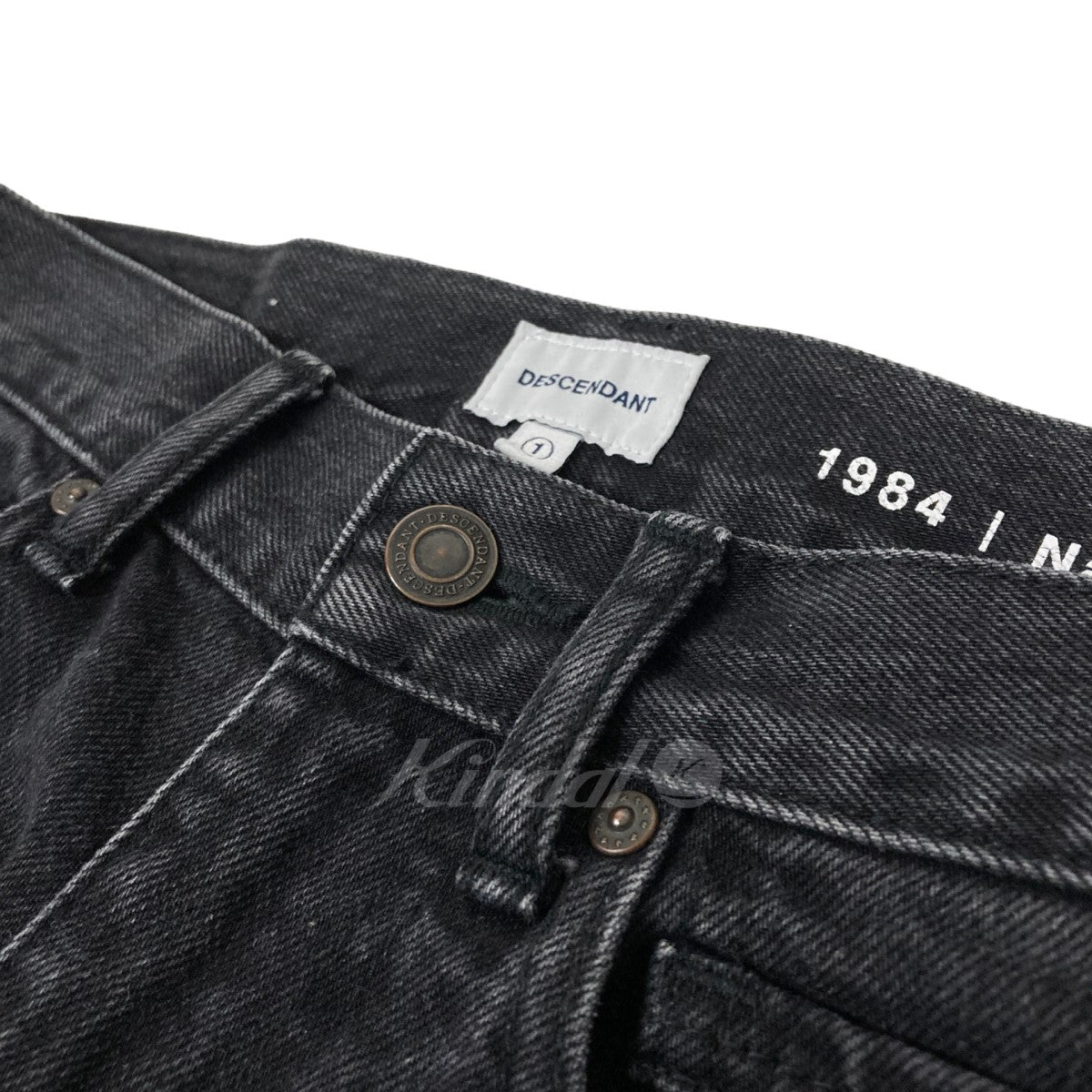 DESCENDANT(ディセンダント) 1984 DENIM TROUSERS SLIM 22AW