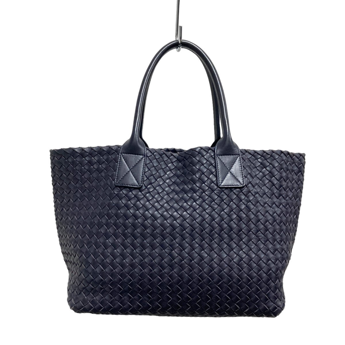 BOTTEGA VENETA(ボッテガヴェネタ) イントレチャート カバPM トートバッグ ネイビー サイズ -｜【公式】カインドオルオンライン  ブランド古着・中古通販【kindal】