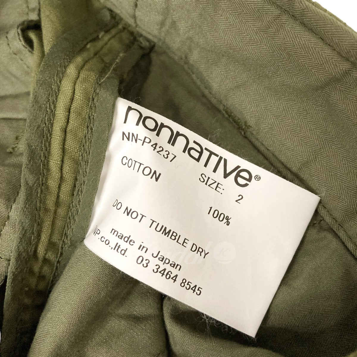 nonnative(ノンネイティブ) TROOPER 6P TROUSERS COTTON RIPSTOP