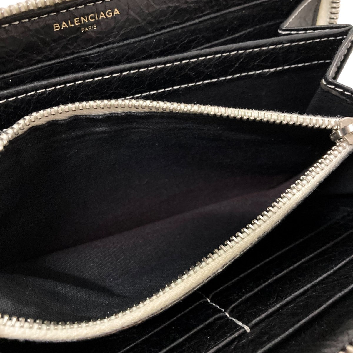 BALENCIAGA(バレンシアガ) バザール コンチネンタル ジップアラウンドラウンドジップ長財布443655