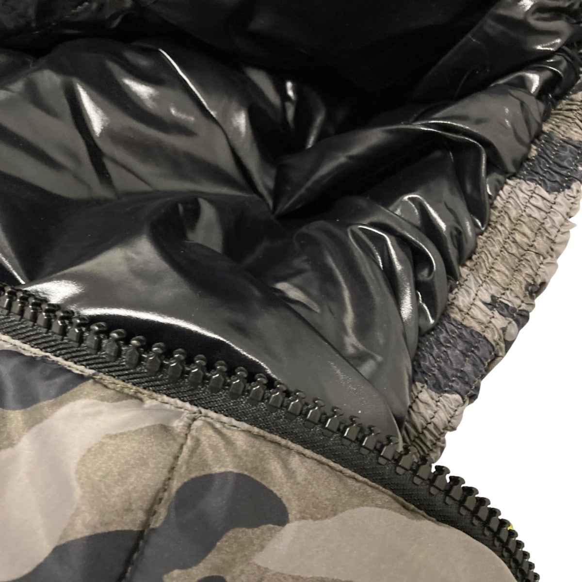 DOWN JACKETカモフラ柄ダウンジャケット