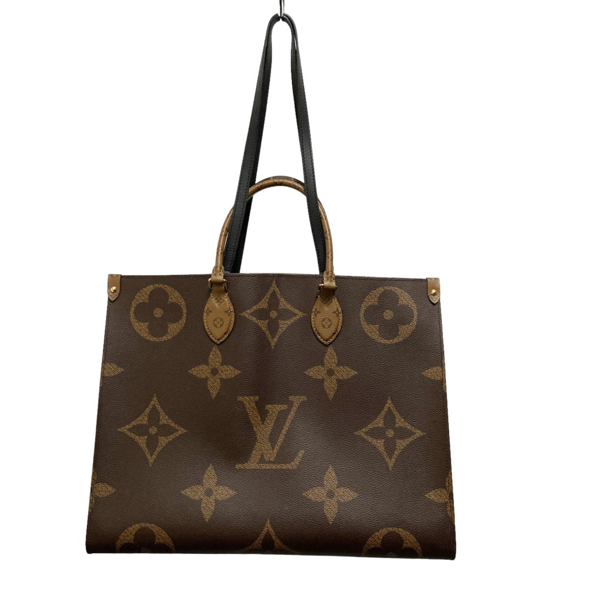 LOUIS VUITTON(ルイヴィトン) オンザゴー GMモノグラム2WAYトートバッグM45320 M45320 FL4260  ブラウン×ブラック｜【公式】カインドオルオンライン ブランド古着・中古通販【kindal】