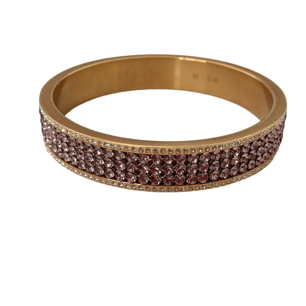 値下げ中Swarovski ダイヤモンド型ストーン バングル SWAROVSKI(スワロフスキー) ラインストーンバングル シルバー
