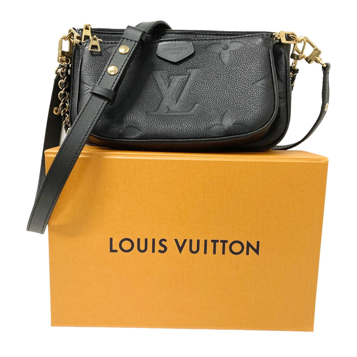 LOUIS VUITTON ミュルティ・ポシェット・アクセソワールモノグラムチェーンポシェットM80399 の古着・中古アイテム