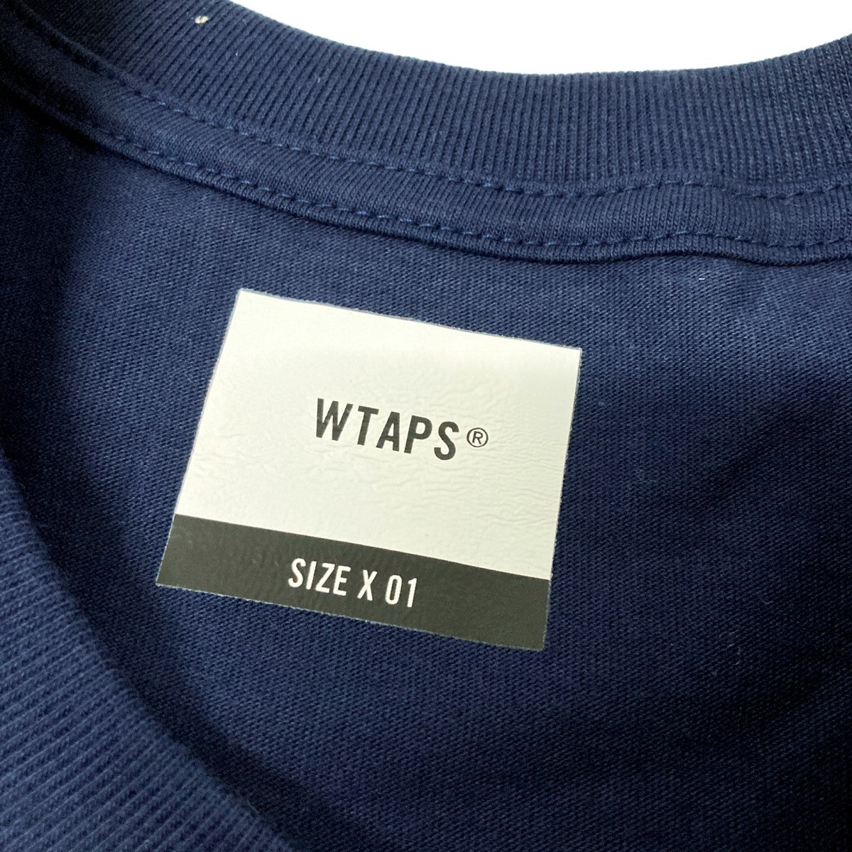 WTAPS(ダブルタップス) プリントTシャツ ネイビー サイズ 1
