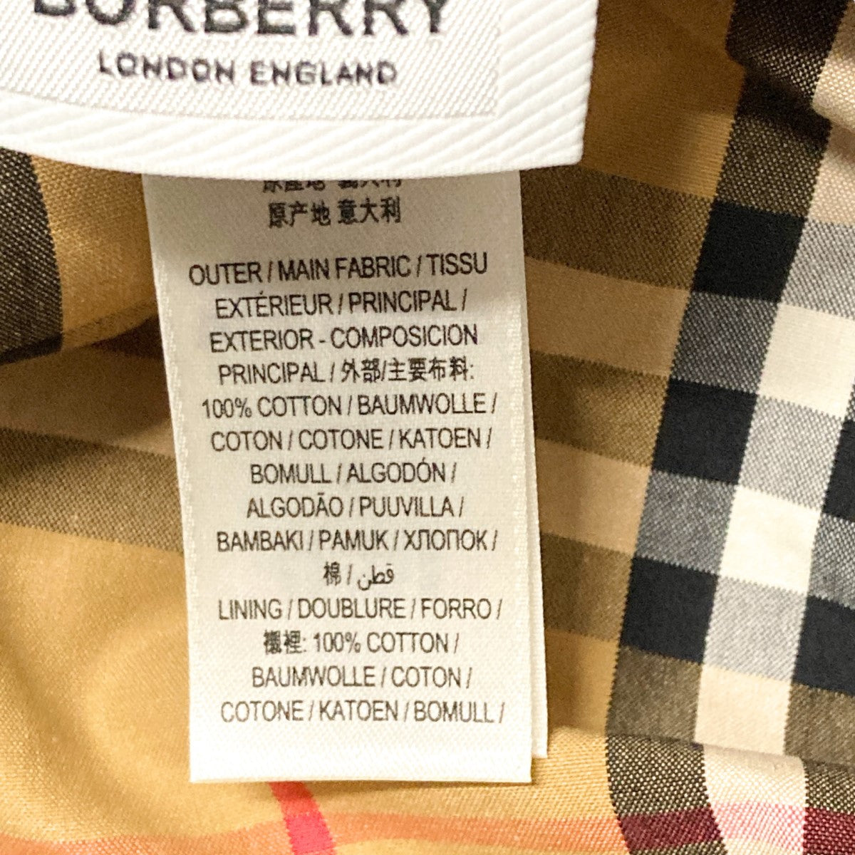 BURBERRY(バーバリー) バケットハット8026928 8026928 ブラック BURBERRY(バーバリー) バケットハット8026928 8026928 ブラック