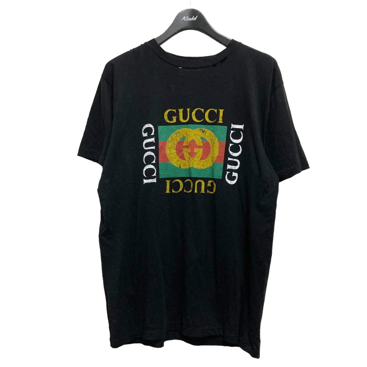 GUCCI ダメージ加工プリントTシャツ457094 古着・中古-1枚目のアイテム画像