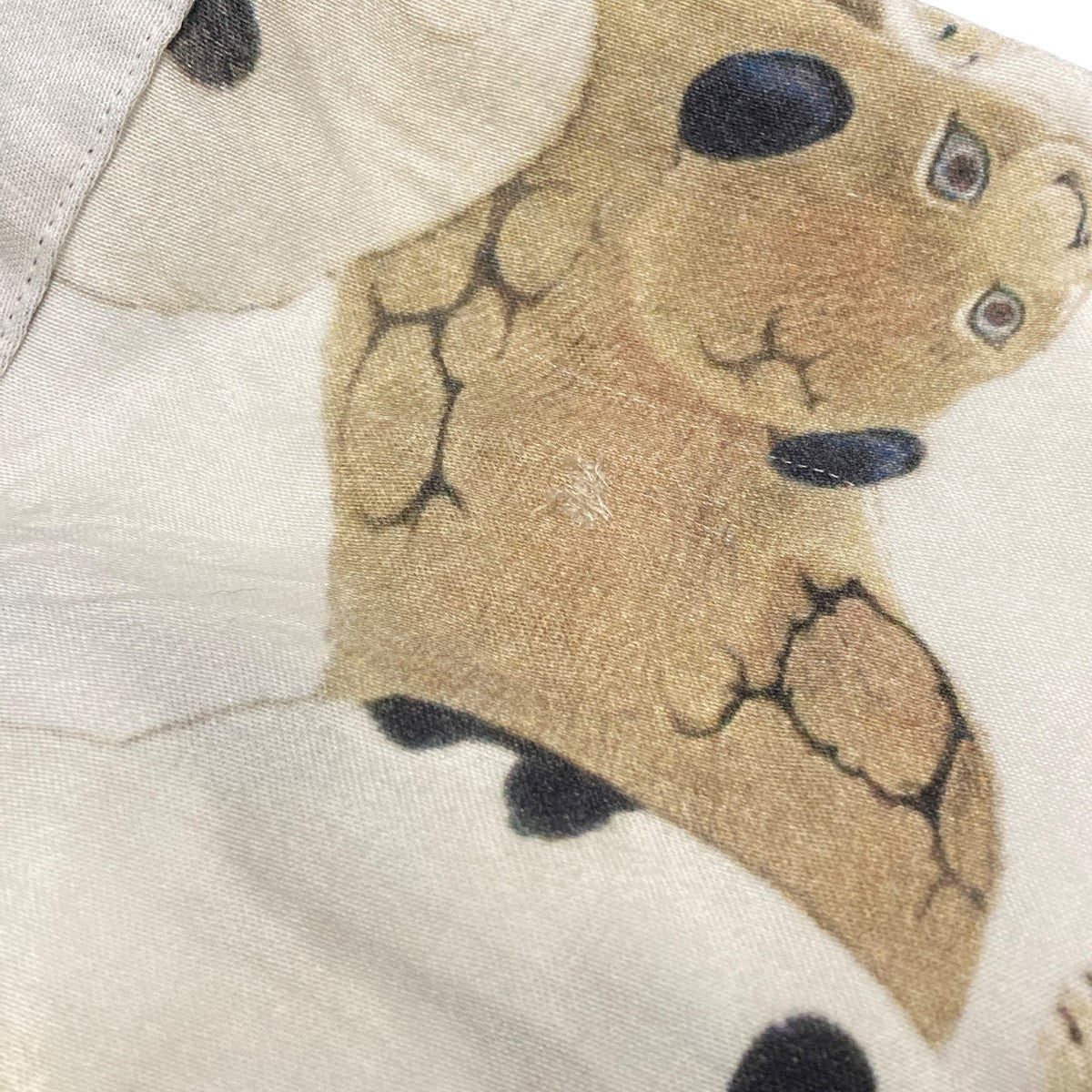 Long Sleeve Shirt伊藤若冲 構図の百犬図開襟総柄シャツN21 RLSH04