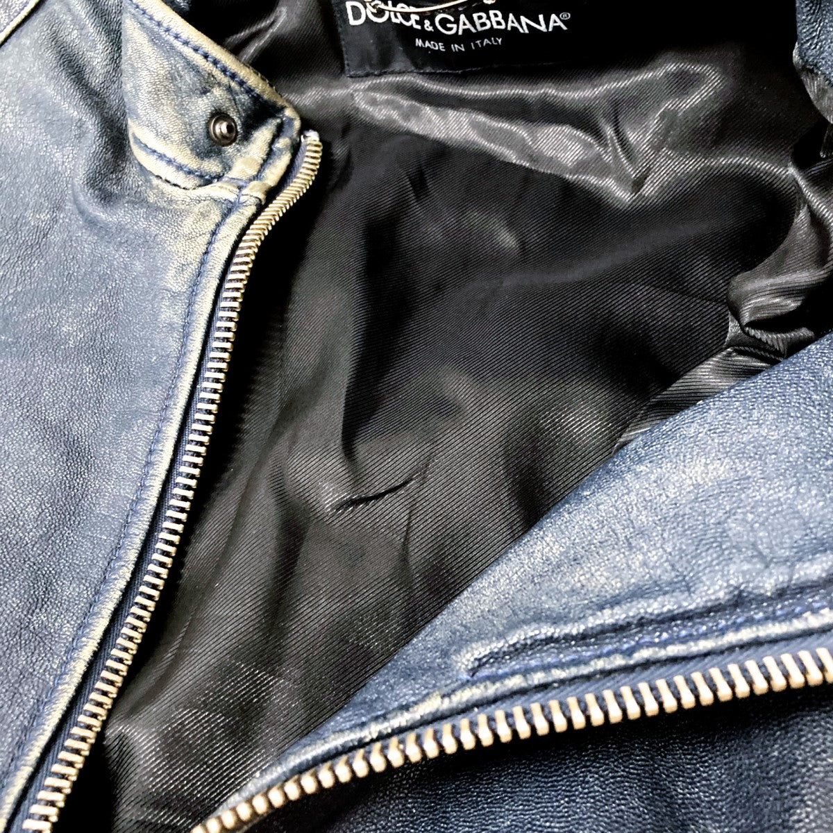 DOLCE ＆ GABBANA(ドルチェアンドガッバーナ) レザージャケット