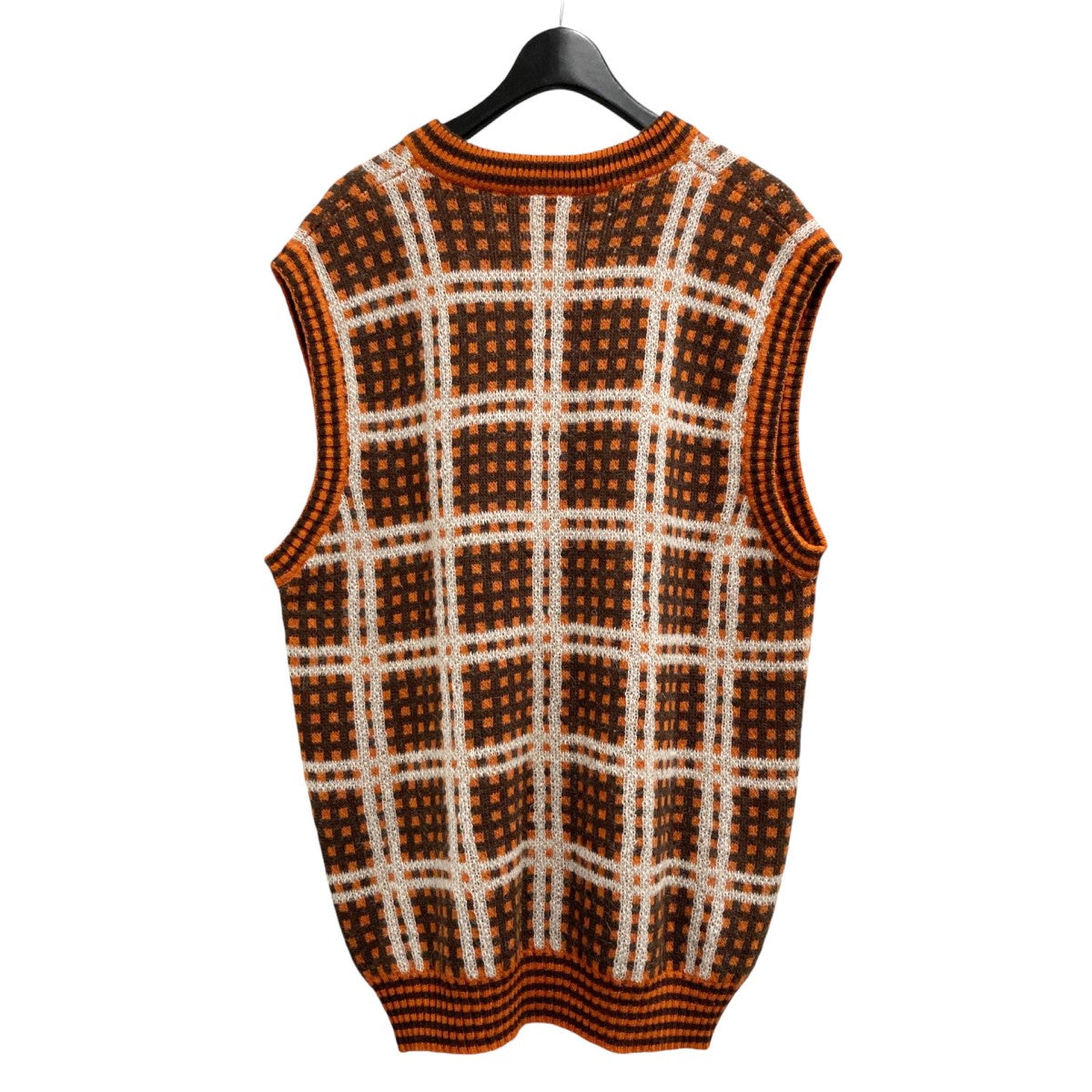 MARNI(マルニ) 50s CHECKニットベストCVMG0102Q0 CVMG0102Q0 オレンジ 