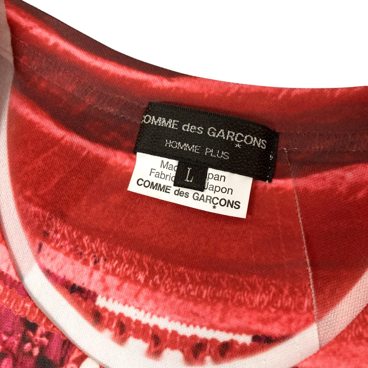 COMME des GARCONS HOMME PLUS 劇場プリントTシャツPM T009 古着・中古-4枚目のアイテム画像