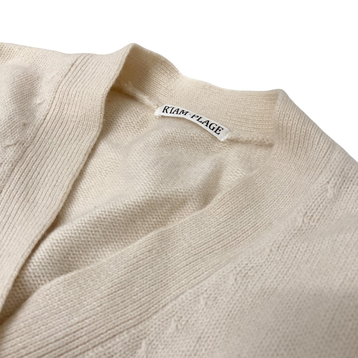 R'IAM(リアム) Washable WOOLカシミヤVネックカーディガン