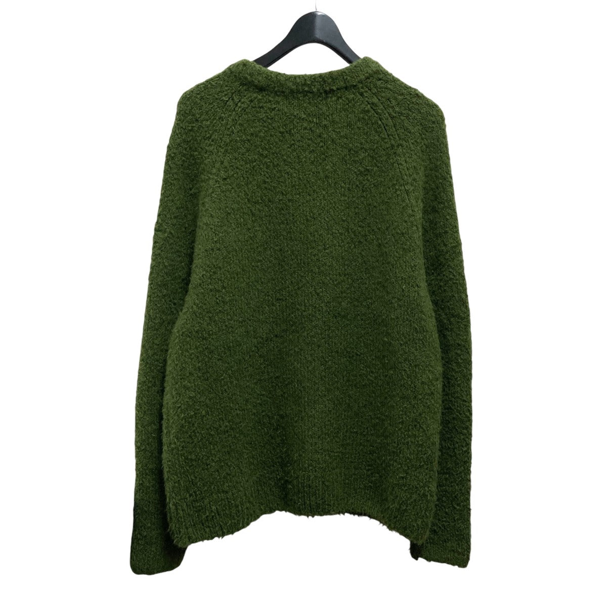 RAF SIMONS×FRED PERRY Fluffy Knit Jumperロゴ刺繍ニットSK6518 SK6518 グリーン サイズ  L｜【公式】カインドオルオンライン ブランド古着・中古通販【kindal】