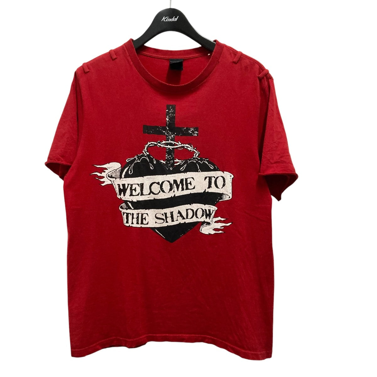 WELCOME TO THE SHADOWヴィテージ加工プリントTシャツ