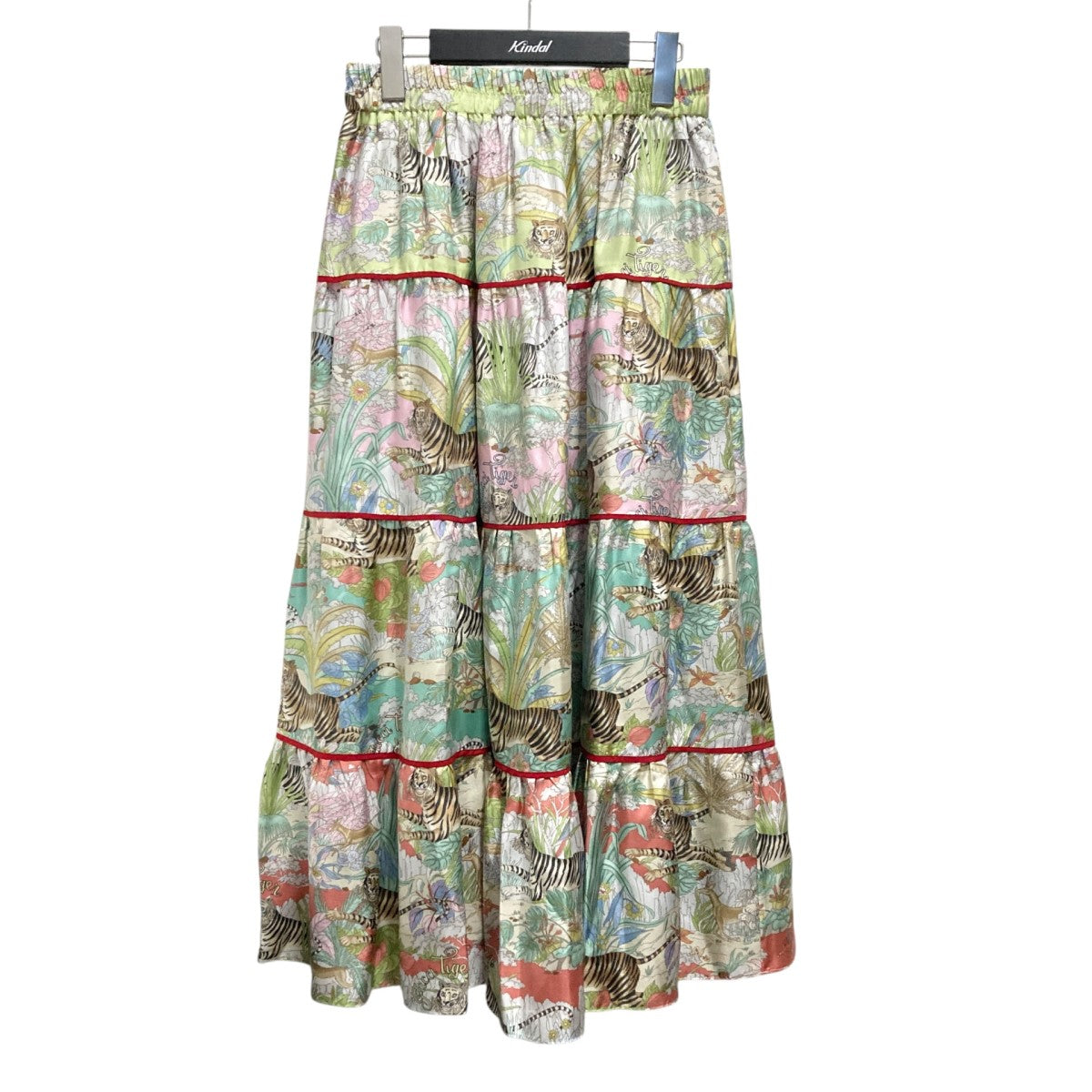 GUCCI シルク総柄スカート685665 ZAIJ7 古着・中古-1枚目のアイテム画像