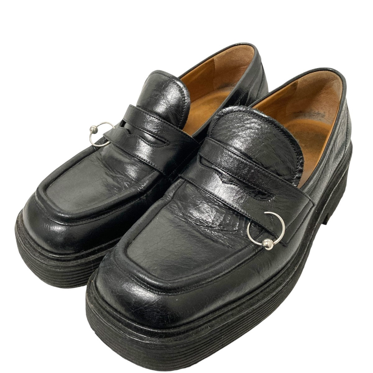 MARNI(マルニ) CROSS LOAFERローファー ブラック サイズ 41｜【公式】カインドオルオンライン ブランド古着・中古通販【kindal】