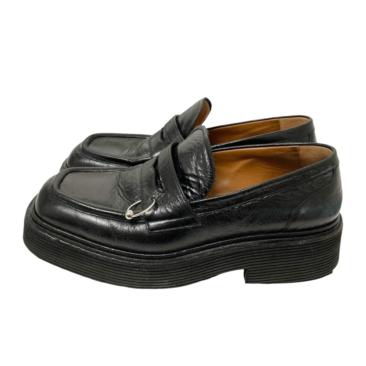 MARNI(マルニ) CROSS LOAFERローファー ブラック サイズ 41｜【公式】カインドオルオンライン ブランド古着・中古通販【kindal】