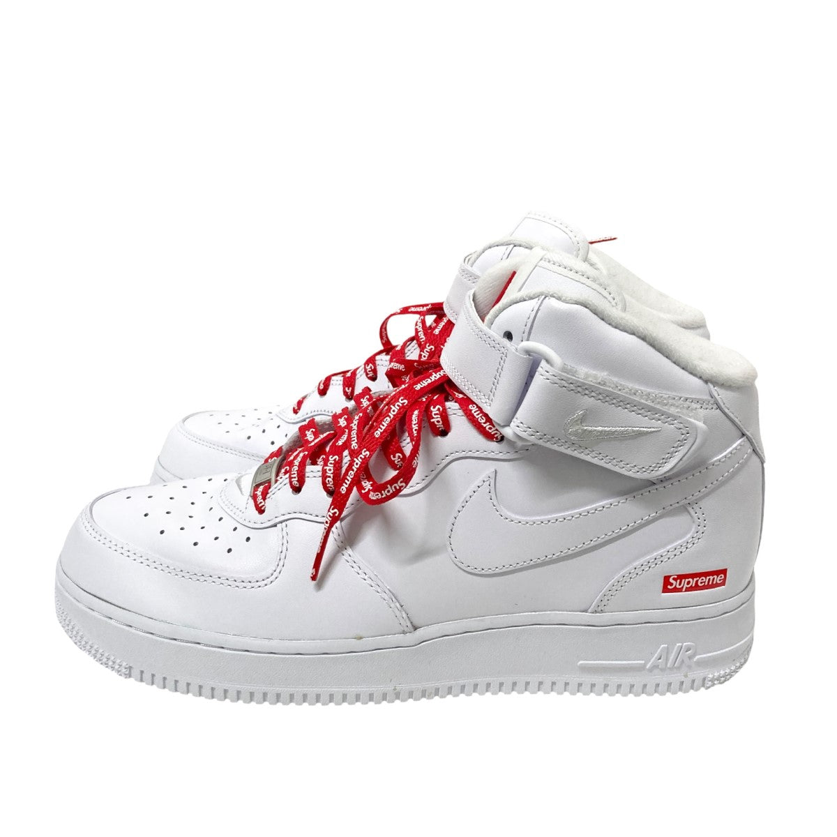 NIKE×Supreme AIR FORCE 1 MID SPハイカットスニーカーFZ8784 100 FZ8784 100 ホワイト×レッド サイズ  26.5cm｜【公式】カインドオルオンライン ブランド古着・中古通販【kindal】