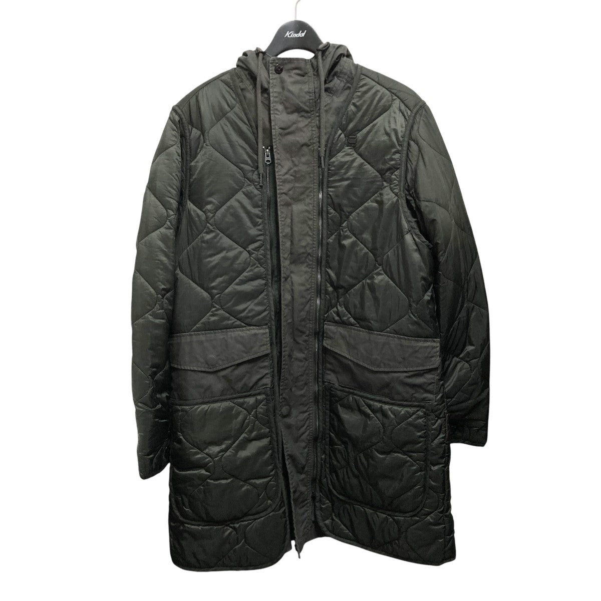 VODAN QUILTED PARKAキルティングレイヤードジャケットD10300 9288 0995