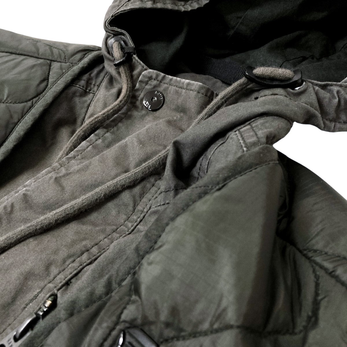 VODAN QUILTED PARKAキルティングレイヤードジャケットD10300 9288 0995