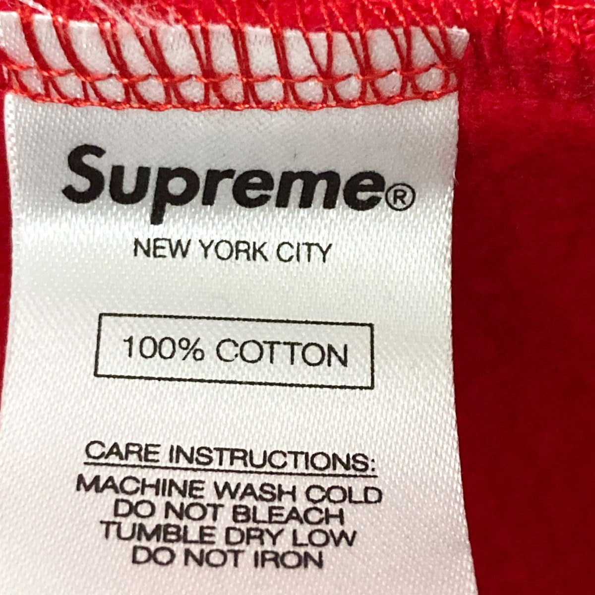 Supreme×FOX Fox Racing Crewneck裏起毛スウェット レッド
