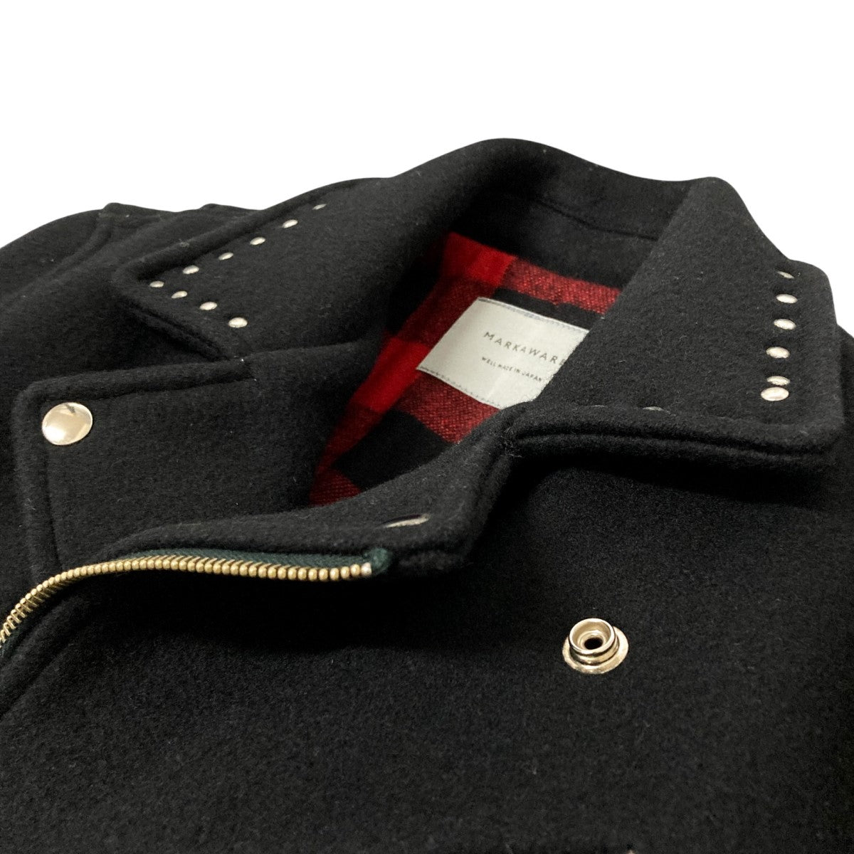 MARKAWARE(マーカウェア) メルトンライダースジャケットA13F 65BL01C