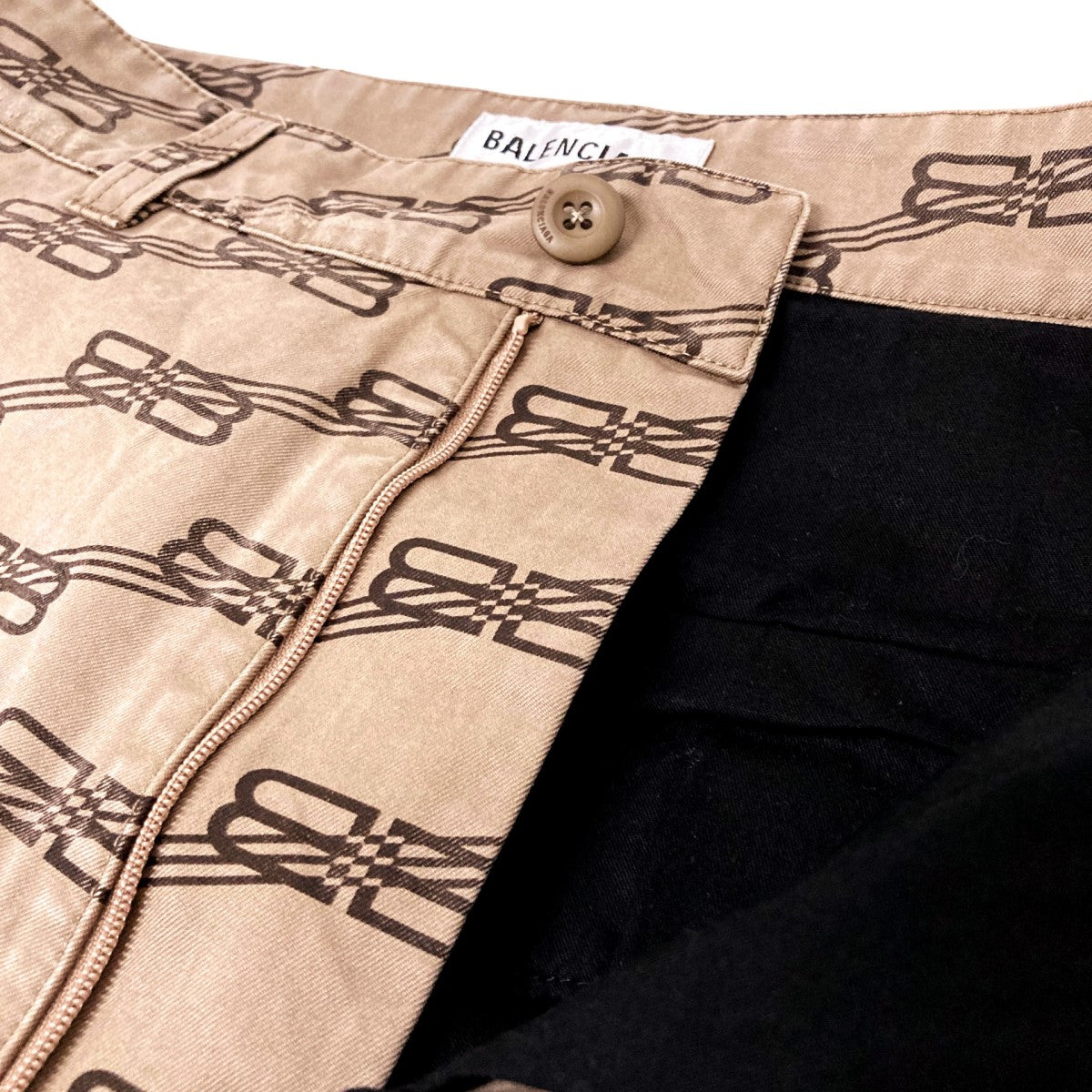 BALENCIAGA(バレンシアガ) ダメージ加工 BBモノグラム 2WAYカーゴ