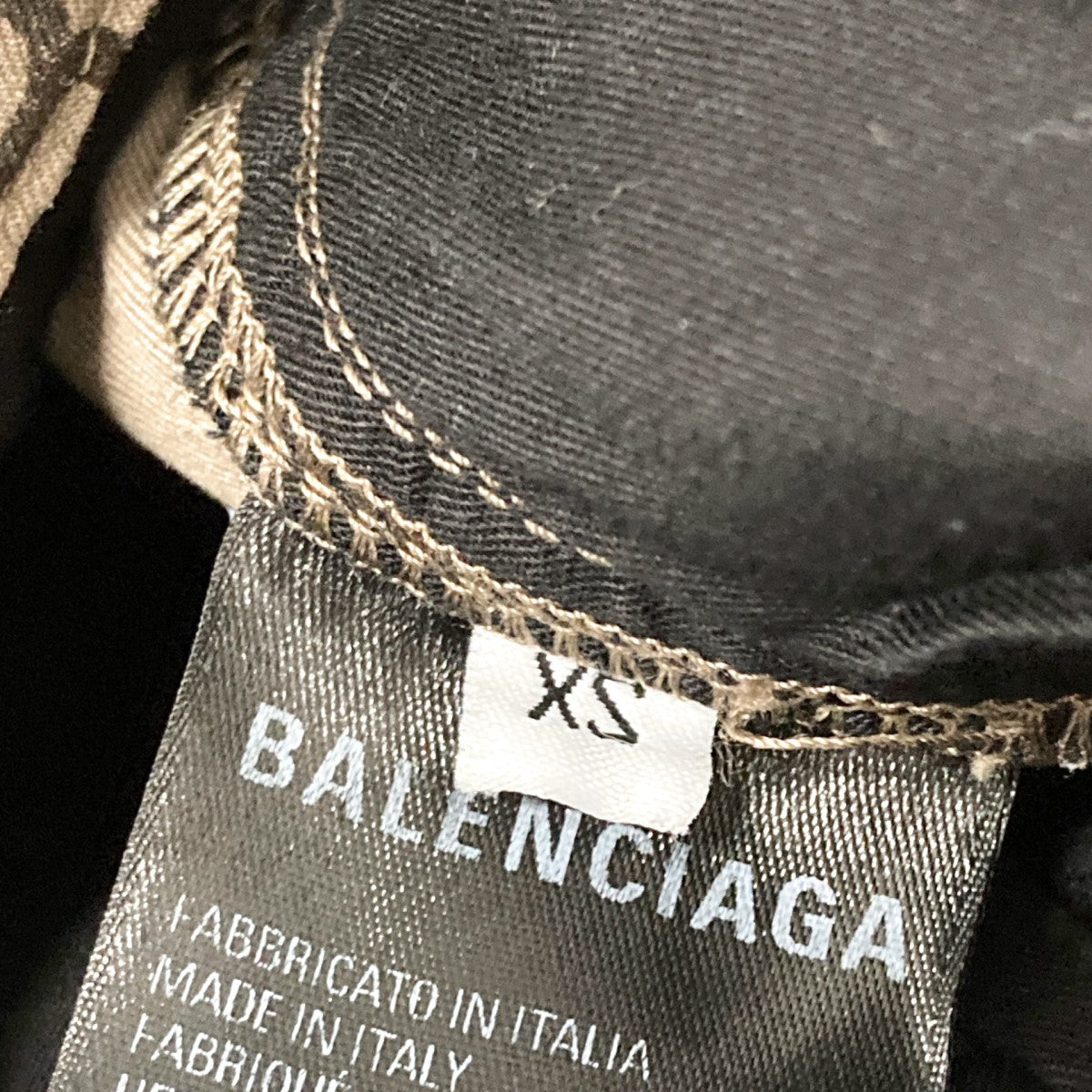 BALENCIAGA(バレンシアガ) ダメージ加工 BBモノグラム 2WAYカーゴ