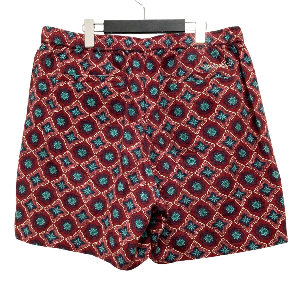 DOCKERS×MALBON ハーフパンツ 麻パンツ アクアブルー サイズS