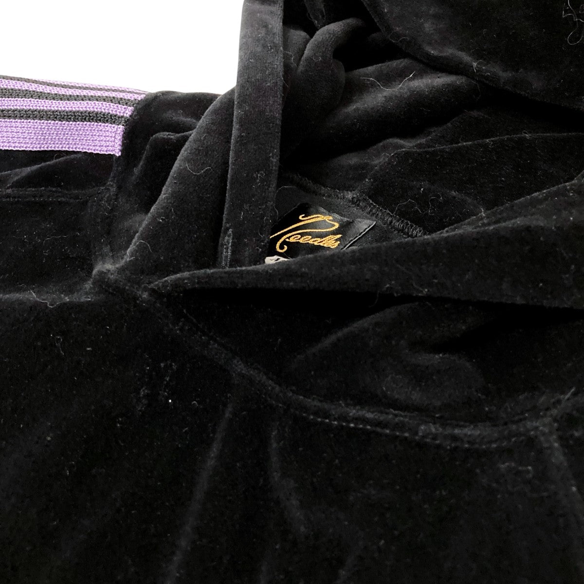 Track Hoody C PE VelourプルオーバーパーカーKP226