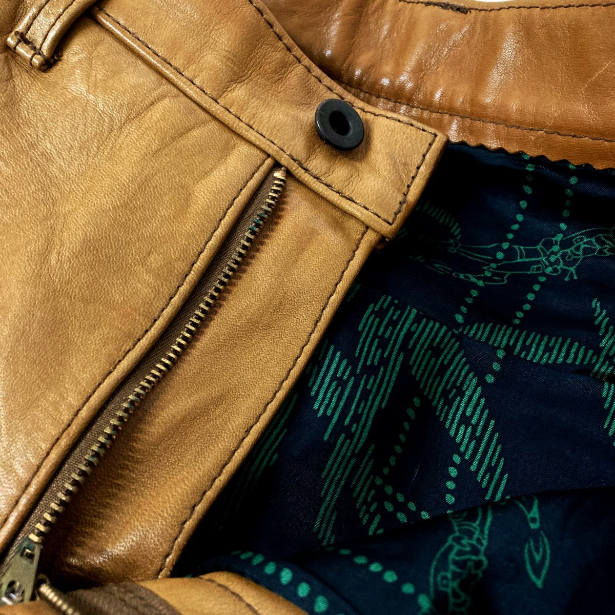 BRU NA BOINNE ガルパンツ2号 ホースハイド レザーパンツ BRU NA BOINNE ガルパンツ2号 ホースハイド レザーパンツ