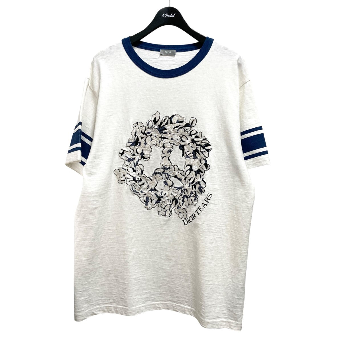 Christian Dior×Denim Tears フラワー刺繍カットソー393J696F0849 古着・中古-1枚目のアイテム画像