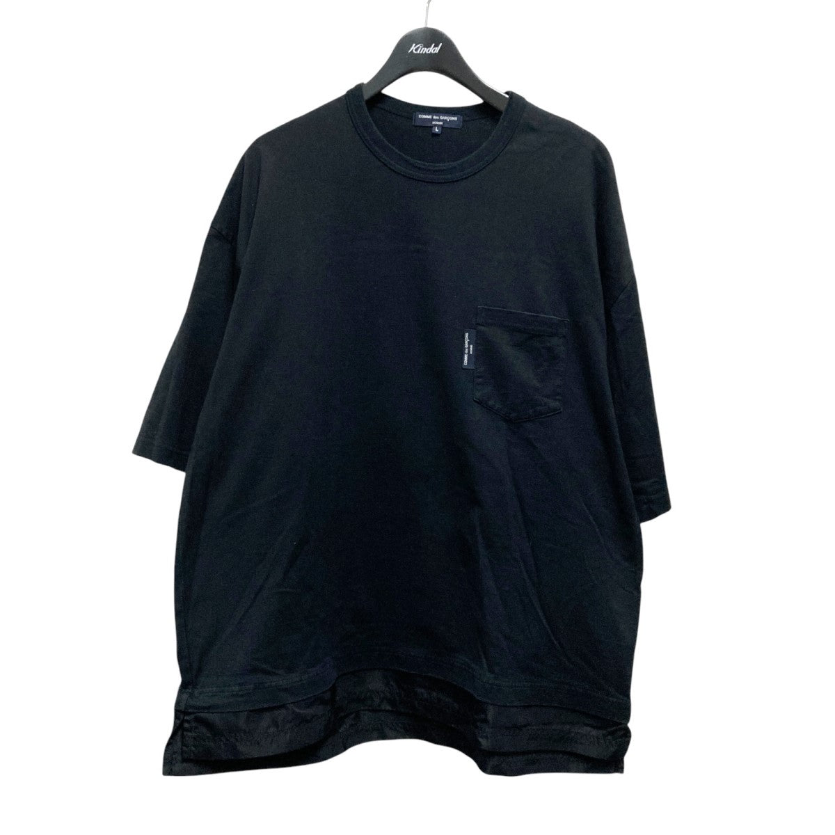 BLACK COMME des GARCONS デザインシャツ ブラック サイズ XS