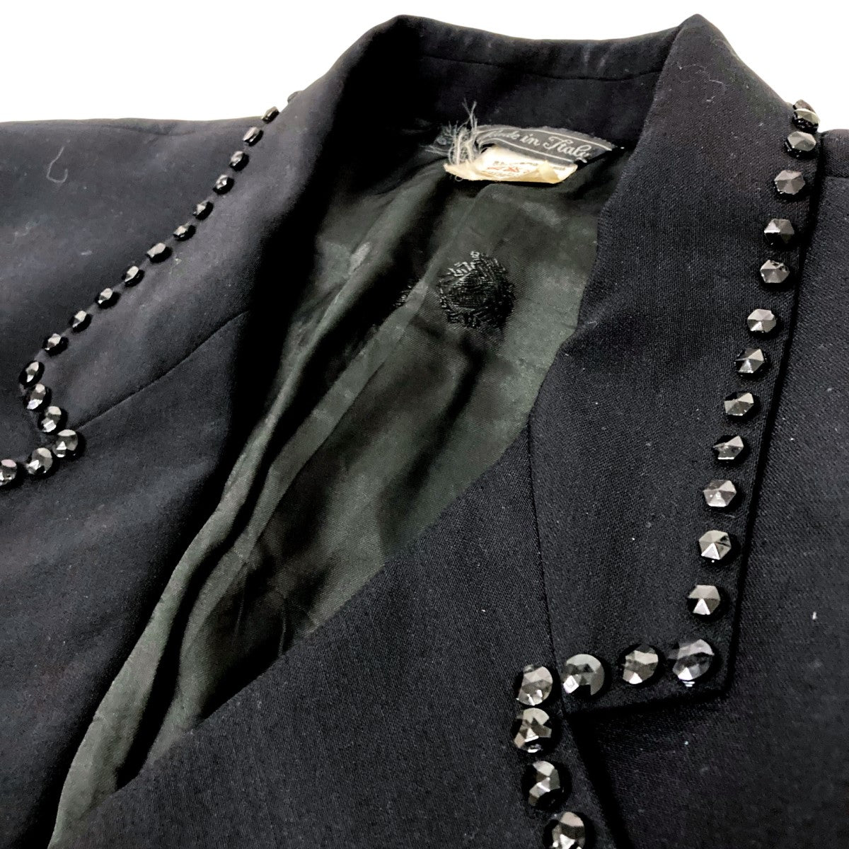 ジャンニヴェルサーチ セットアップ　メディーサ銀ボタン　ピンバッチ付 ジャンニヴェルサーチ クチュールGIANNI VERSACE COUTURE ウール