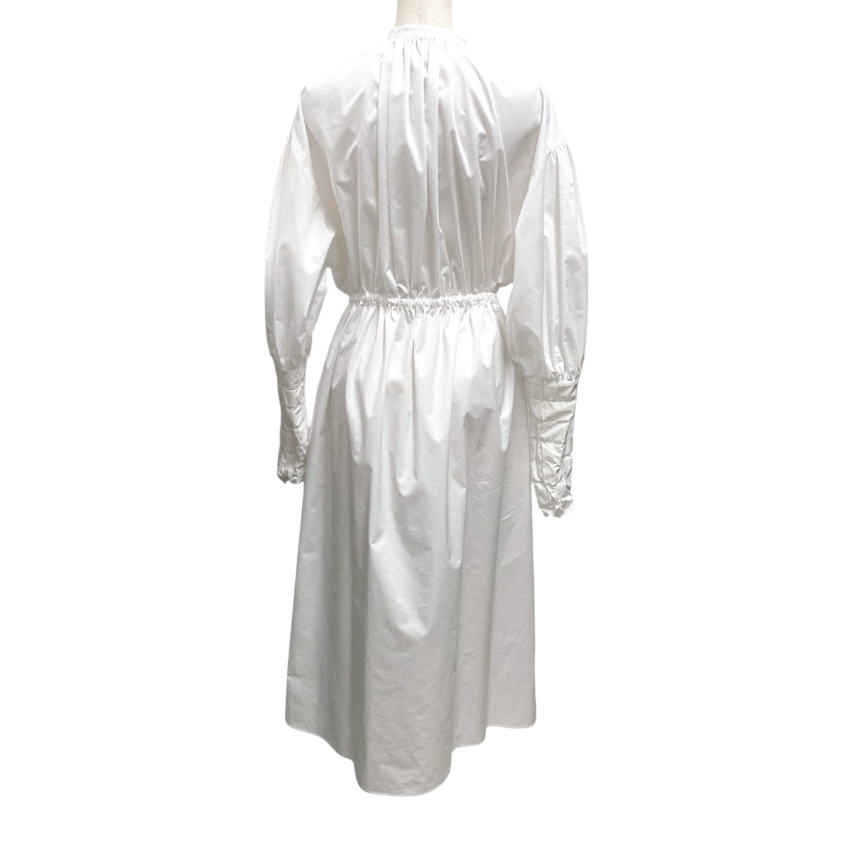 HYKE(ハイク) GATHERED BALLOON SLEEVE SHIRT DRESSシャツ